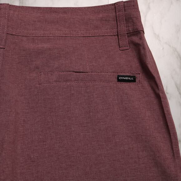O'Neill Reserve Hybrid Water Shorts Port Red Stretch Swim Trunks Size 30 - Picture 6 of 12